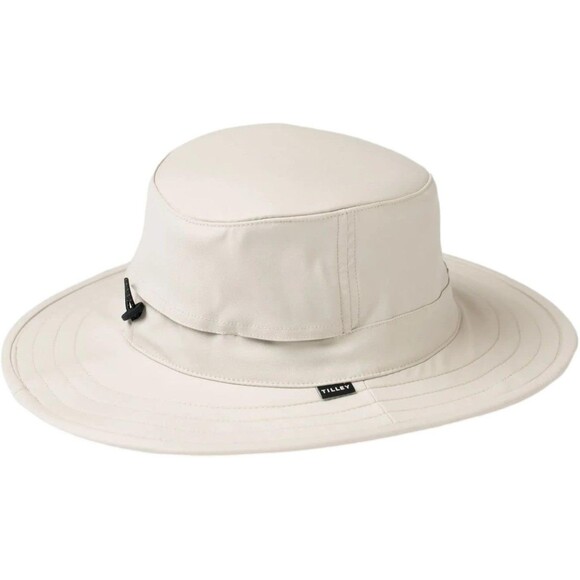 Tilley The Clubhouse Gold Hat Size Large TP101 Light Tan Vented Made in Canada - Picture 6 of 10